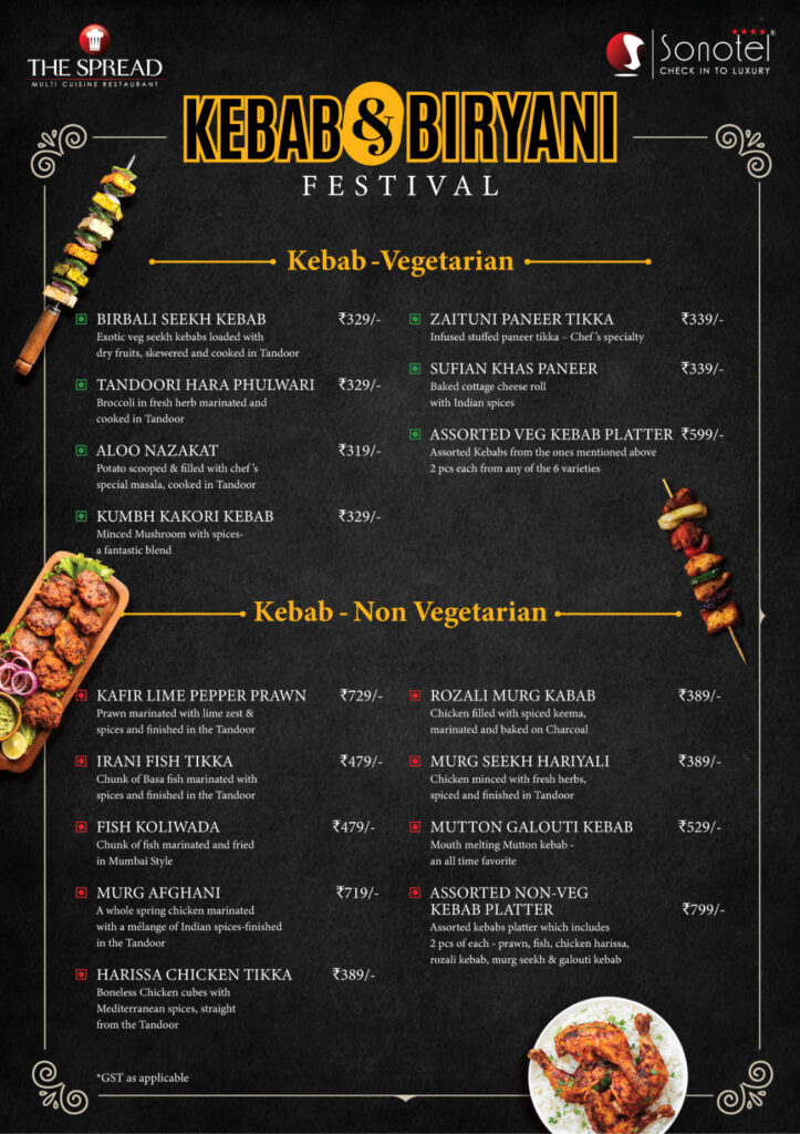 Kebab and Biriyani Festival at Sonotel Dhanbad 
